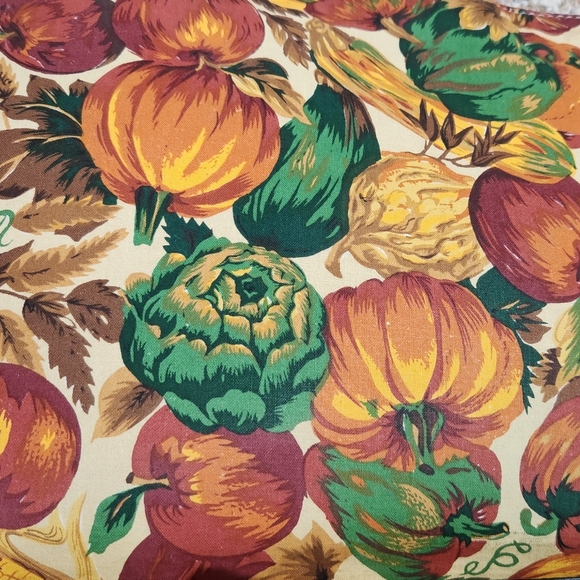 90s Vintage Fall Design Wooden Handle Purse - Picture 7 of 7